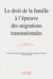 le droit de la famille à l'épreuve des migrations transnationales