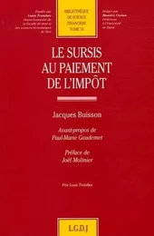 le sursis au paiement de l'impôt