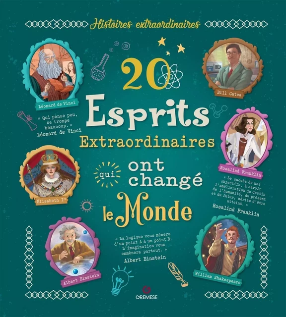 20 esprits extraordinaires qui ont changé le monde -  AA.VV. - GREMESE