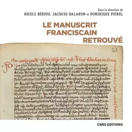 Le manuscrit franciscain retrouvé