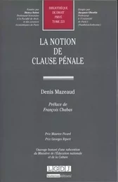 la notion de clause pénale