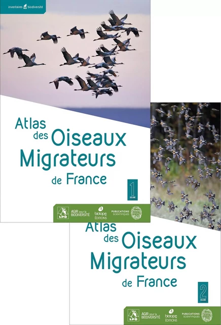 Atlas des Oiseaux Migrateurs de France (2 volumes) -  Collectif - BIOTOPE