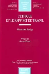 l'éthique et le rapport de travail