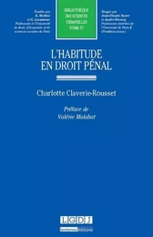 l'habitude en droit pénal