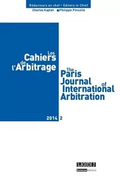 LES CAHIERS DE L ARBITRAGE N 2 - 2014