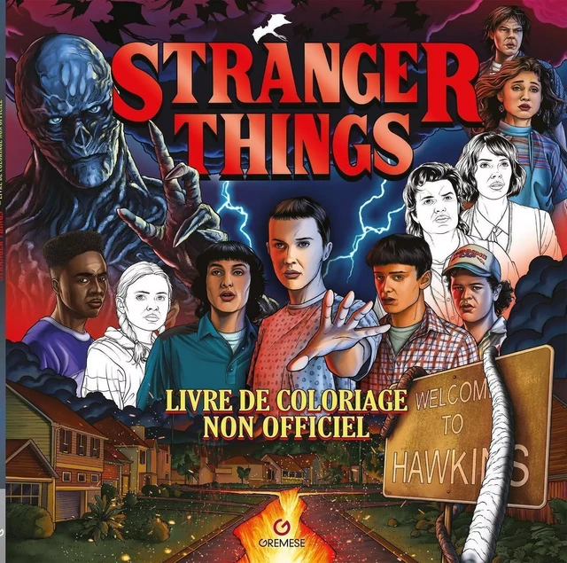 Stranger Things - Livre de coloriage -  AA.VV. - GREMESE