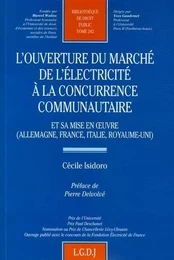 l'ouverture du marché  de l'électricité à la concurrence communautaire