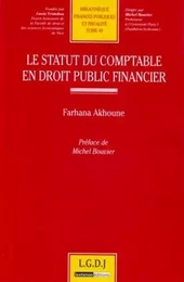 le statut du comptable en droit public financier