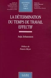 la détermination du temps de travail effectif