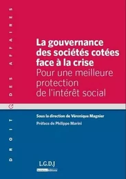 la gouvernance des sociétés cotées face à la crise - pour une meilleure protecti