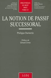 la notion de passif successoral