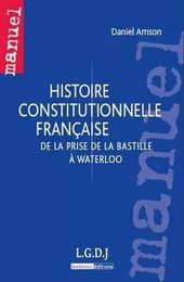 histoire constitutionnelle française