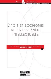 droit et économie de la propriété intellectuelle