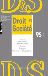 REVUE DROIT ET SOCIETE N 95 - 2017