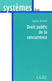 droit public de la concurrence