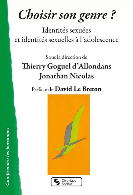 Choisir son genre ? - Thierry Goguel d'Allondans, Jonathan Nicolas - CHRONIQUE SOCIA