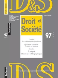 DROIT ET SOCIETE N 97 - 2017