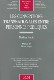 les conventions transnationales entre personnes publiques