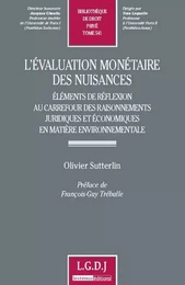 l'évaluation monétaire des nuisances