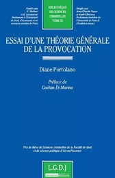 essai d'une théorie générale de la provocation