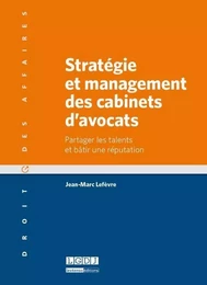 stratégie et management des cabinets d'avocats