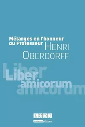 mélanges en l'honneur du professeur henri oberdorff