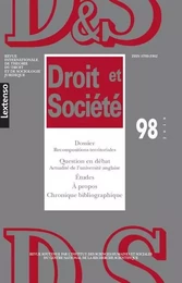 DROIT ET SOCIETE N 98-2018