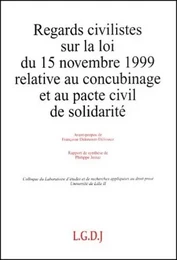 regards civilistes sur la loi du 15 novembre 1999 relative au concubinage et au