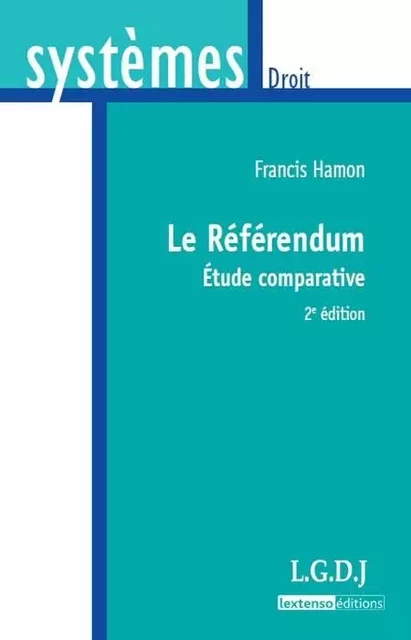 le référendum - 2ème édition - Francis Hamon - LGDJ