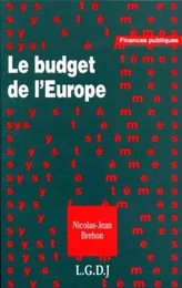 le budget de l'europe