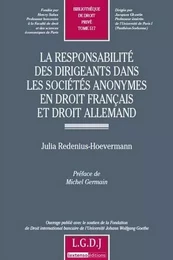 la responsabilité des dirigeants dans les sociétés anonymes en droit français et