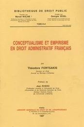 conceptualisme et empirisme en droit administratif français