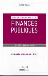 REVUE FRANÇAISE DE FINANCES PUBLIQUES N 105 - 2009