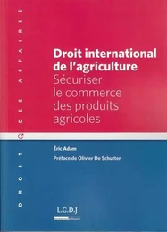 droit international de l'agriculture