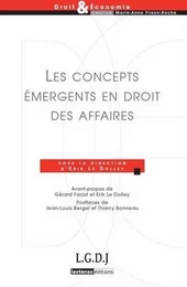 les concepts émergents en droit des affaires