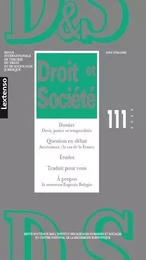 Droit & Société N°111-2022