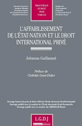 l'affaiblissement de l'état-nation et le droit international privé