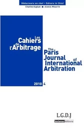 LES CAHIERS DE L ARBITRAGE N 4 - 2010