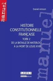 histoire constitutionnelle française