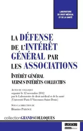 la défense de l'intérêt général par les associations