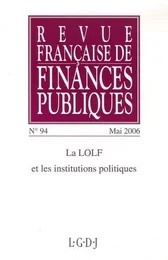 REVUE FRANÇAISE DE FINANCES PUBLIQUES N 94 - 2006