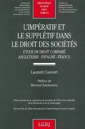 l'impératif et le supplétif dans le droit des sociétés