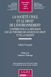 la société civile et le droit de l'environnement - contribution à la réflexion s