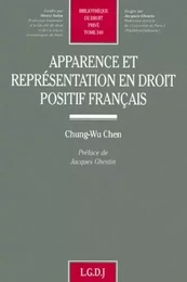 apparence et représentation en droit positif français