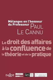 mélanges en l'honneur du professeur paul le cannu