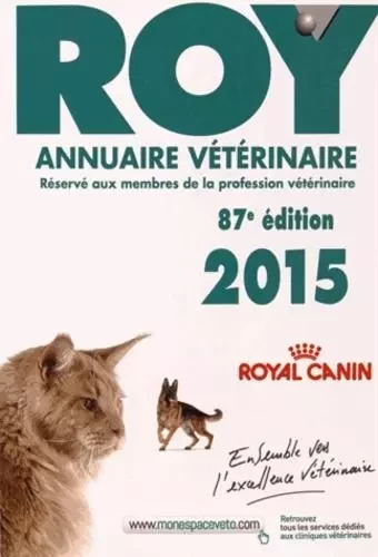 Annuaire vétérinaire Roy -  Collectif - LE POINT VETERI