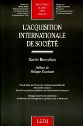 L'ACQUISITION INTERNATIONALE DE SOCIÉTÉ