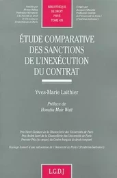 etude comparative des sanctions de l'inexécution du contrat