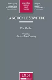 la notion de servitude