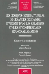 les cessions contractuelles de créances de sommes d'argent dans les relations ci